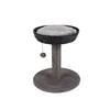 Grey Multi 2 Level Soft Warm Bed Scratching Post Cat Tower Tree with Pet Toy Ball
