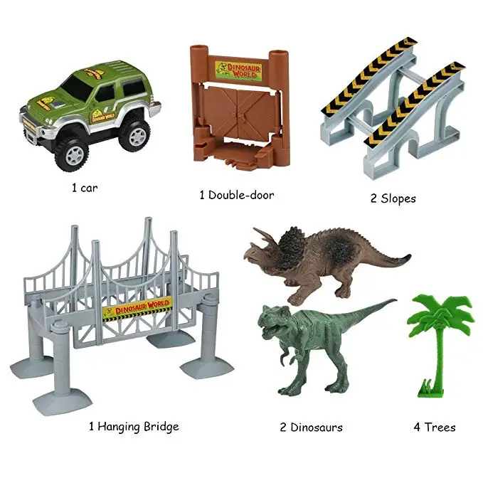 dinosaur world race track