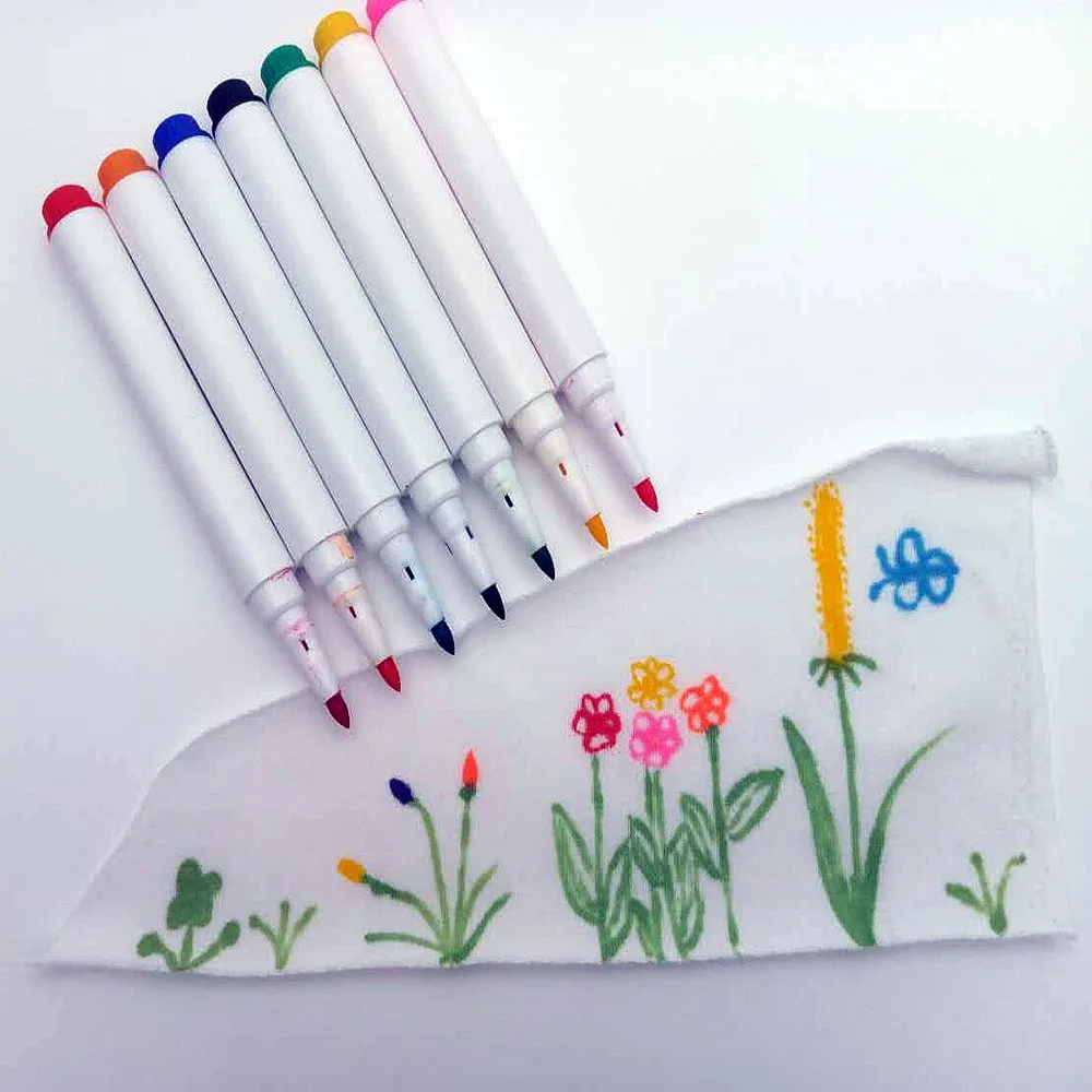 Washable And Nonwashable Marker Colouring Tshirt Diy Fabric
