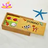 New and popular children wooden domino gift W15A062