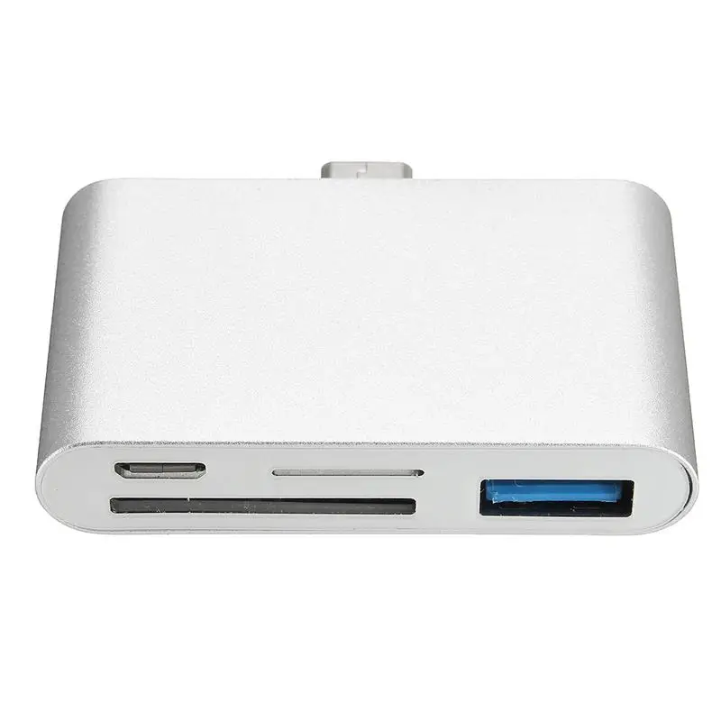 4 in 1 Type-C HUB 3.0 USB OTG Card Reader Multi Function High-Speed CF SD /TF Card Reader Adapter for Mac for Android - ANKUX.COM