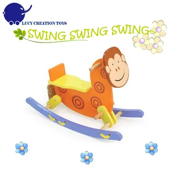 monkey rocking horse