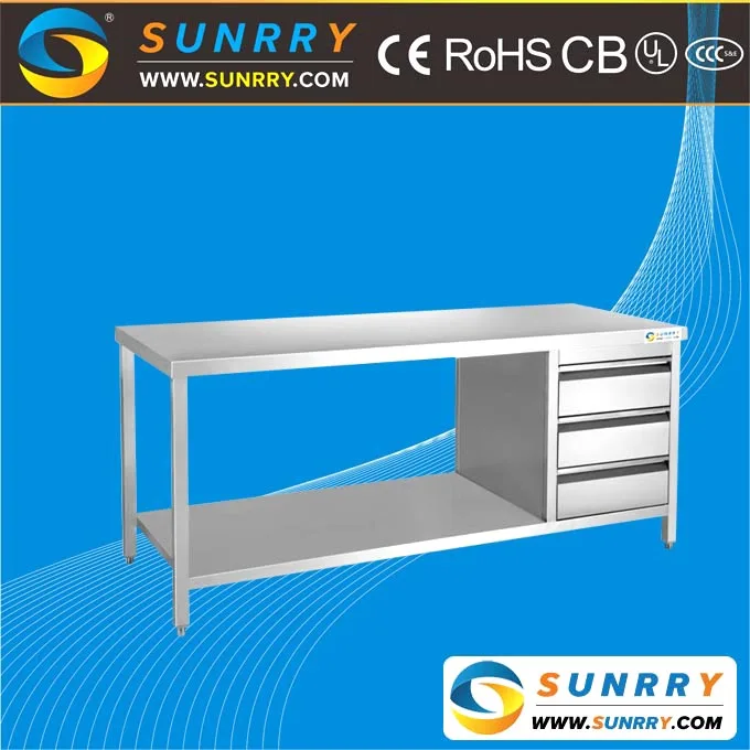 Commercial Stainless Steel Restaurant Working Table And Kitchen