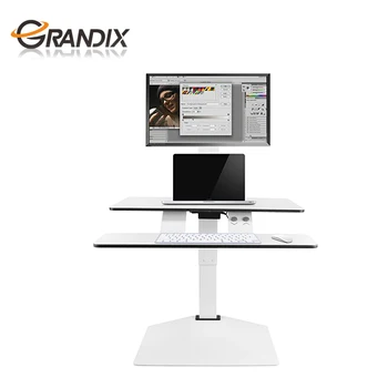 Desktop Standing Computer Station Desks That Raise And Lower