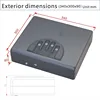 OEM pistol safe / Micro Gary Vault MD550-2 four buttons electronic digital code gun safe box