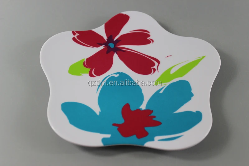 Star Shaped Melamine Dessert Plate