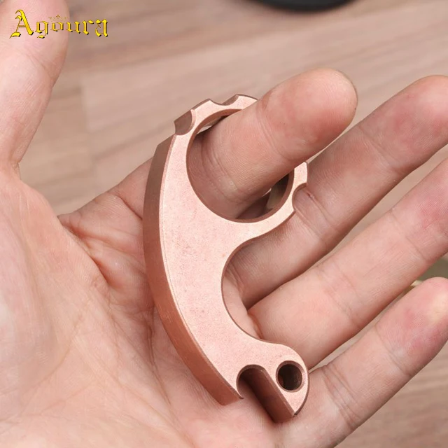 Titanium Alloy Tools Keychain Finger Ring