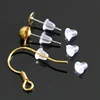 5000pcs 2015 Factory hotsale Various kinds of mixed brass nickel free fingernail earring posts and backs jewelry finding