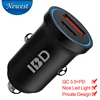 2019 Newest Super Fast 2 In 1 PD Plus Quick Charge 3.0 QC 3.0 Mini Usb Dual Port 2 Usb Car Mobile Charger With Led