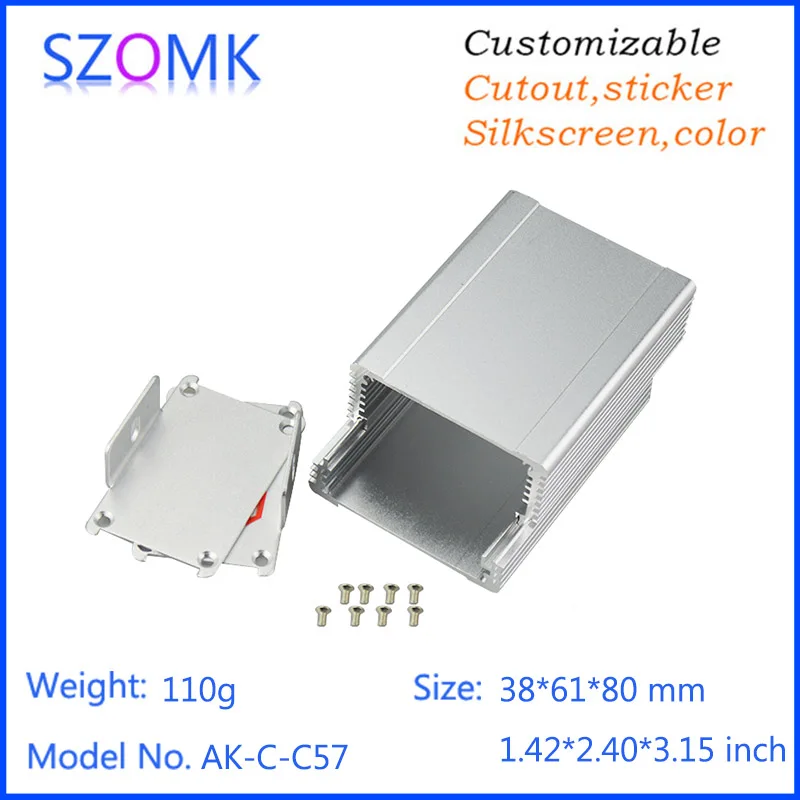 Ngành Công Nghiệp Đùn Nhôm Nguyên Mẫu Nhà Ở/Tùy Chỉnh PCB Điện Tử Ép Đùn Nhôm Hộp Nối Từ Szomk Trung Quốc