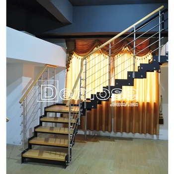 Design Modern Stair Railing\/solid Wood Floor Stair - Buy Solid Wood Floor Stair,Transformable 