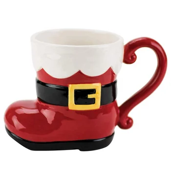 Santa Boot Ceramic Hand-painted Christmas Holiday Mug - Buy Ceramic ...