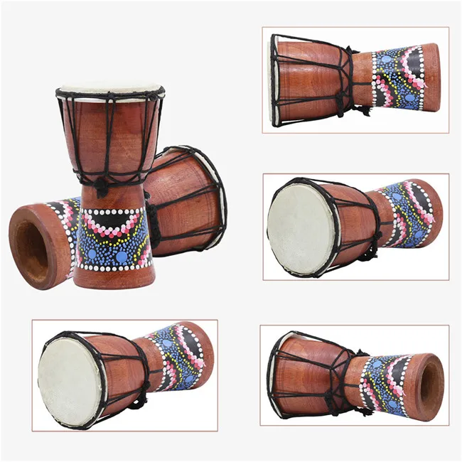 High Quality African Tambourine 4 Inch Children Adult Practice Hand