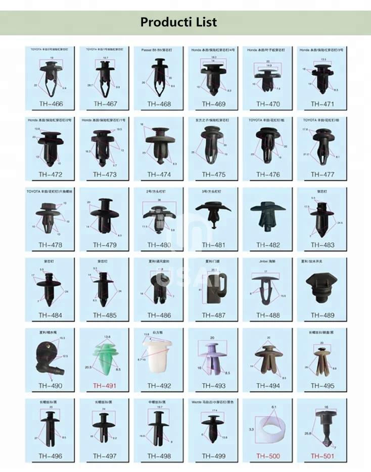 High Quality Car Clips Auto Plastic Fasteners For Japanese Car Buy