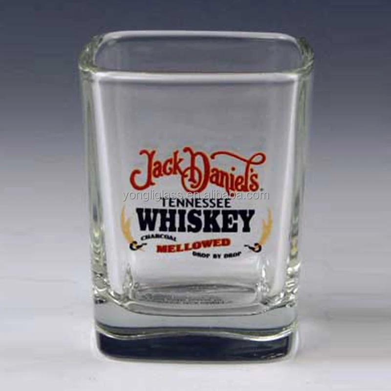 Popular New products high quality whisky glass cup square whisky glasses
