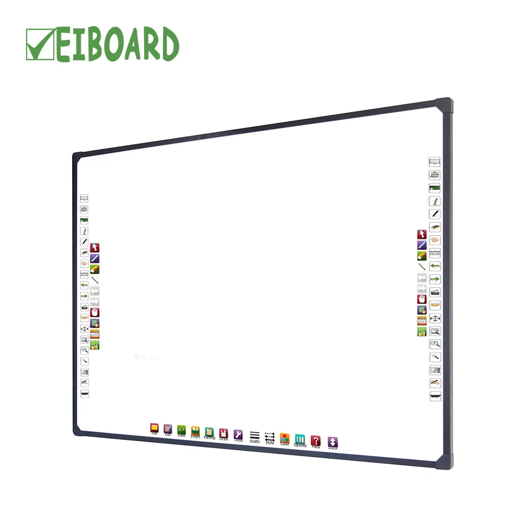 Wall Mounted Digital Interactive Drawing School Touch Screen Board