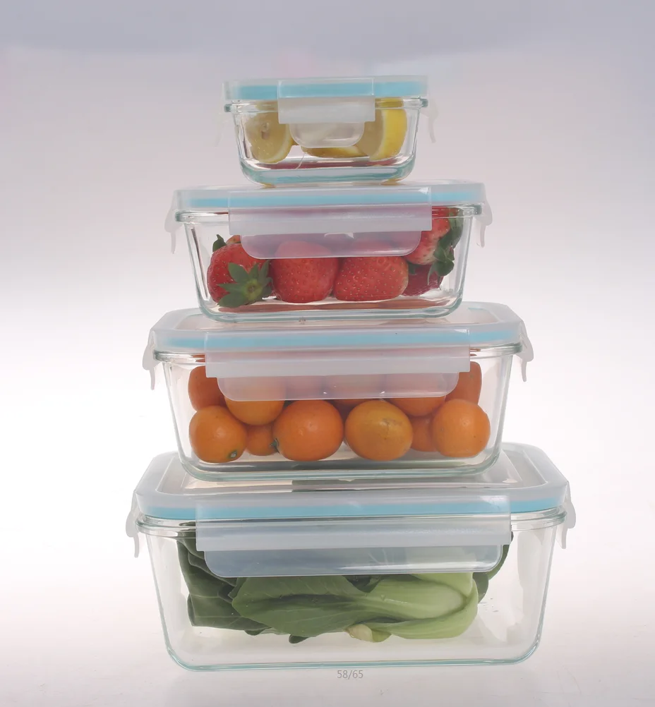 24 piece glass food storage set