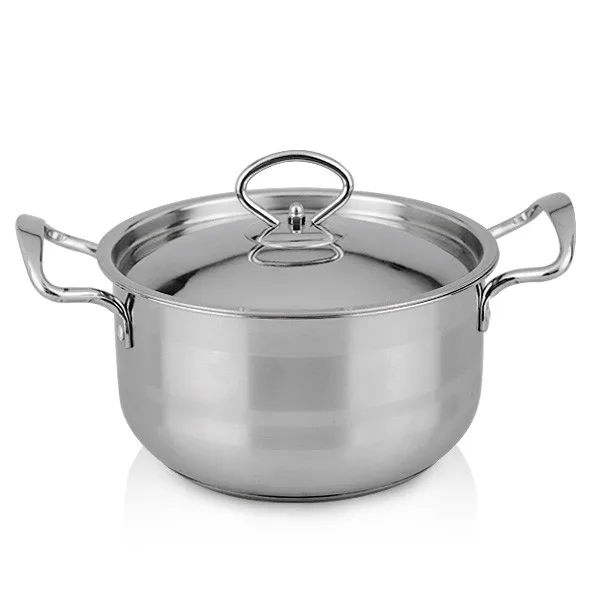 Large Commercial Stainless Steel Hot Pots Cookware Big Cooking Pot
