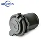 Car Dual USB port 5V 2.1A waterproof 12v car cigarette lighter socket for atv car Charger Adapter Outlet Auto Socket