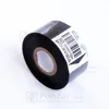 Black color heat transfer label printer thermal rolls on packaging
