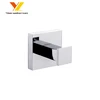 Chrome Zinc Alloy Wall Mounted Bathroom Hardware Robe Single Hook for Bath