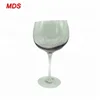 Hand blowing crystal bohemian wine glass with clear stem