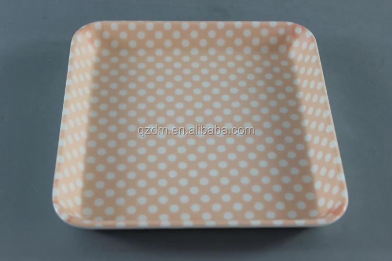 15X15CM Melamine Samll tray ,Melamine tea tray