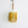 Cleaning wool small duster S size duster cleaner with bamboo handle