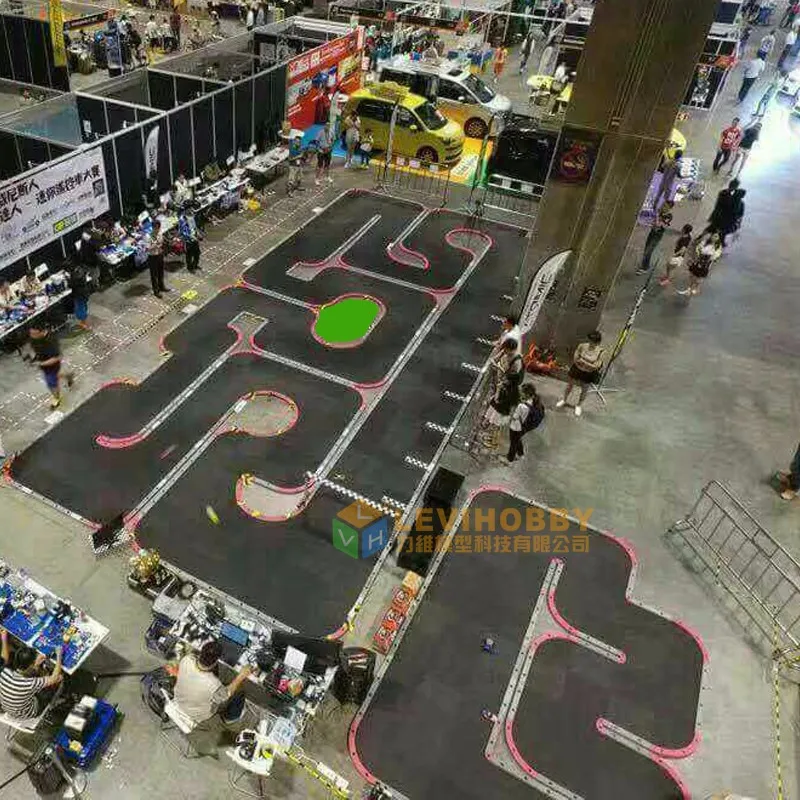 remote control cars on a track