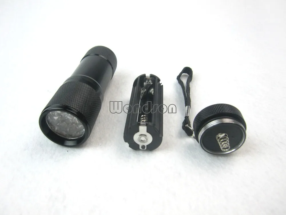 Gemstones Amber Detector Geocaching 365nm Ultraviolet 9 Led Uv