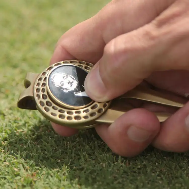 Hot Sale Custom Factory Manufacture Metal Golf Divot Tool With Golf Hat