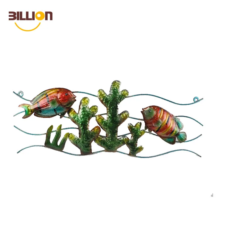 Wrought Iron Wall Decoration Fish Metal Art Decor Buy Metal Wall Art