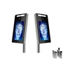 Door turnstile access control system with three lens liveness detection terminal face recognition system