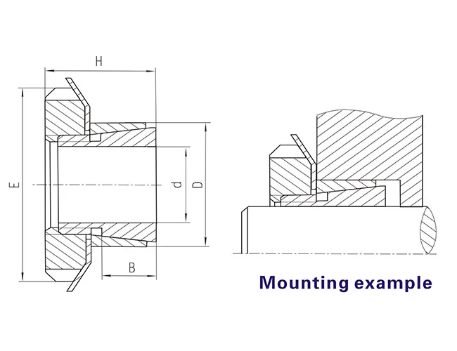 High Power Transmission Mechanical Locking Device