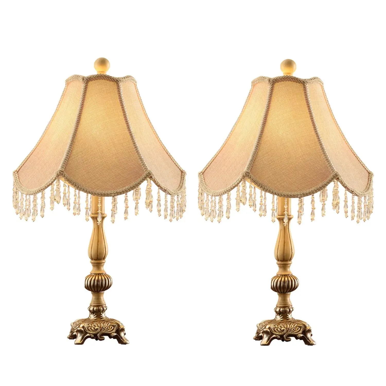 antique style bedside lamps