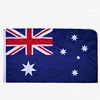 Latest product custom patterns embroidered hanging fancy Australian flag