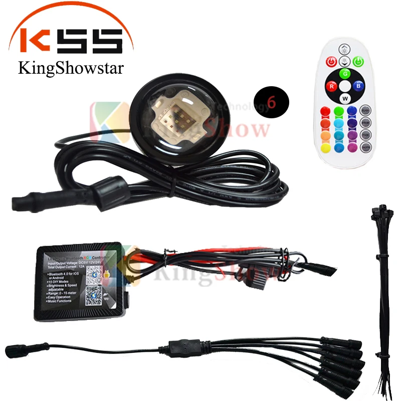 IP68 27W Led Boat Drain Plug Underwater Light for Diving fishing with BT controller