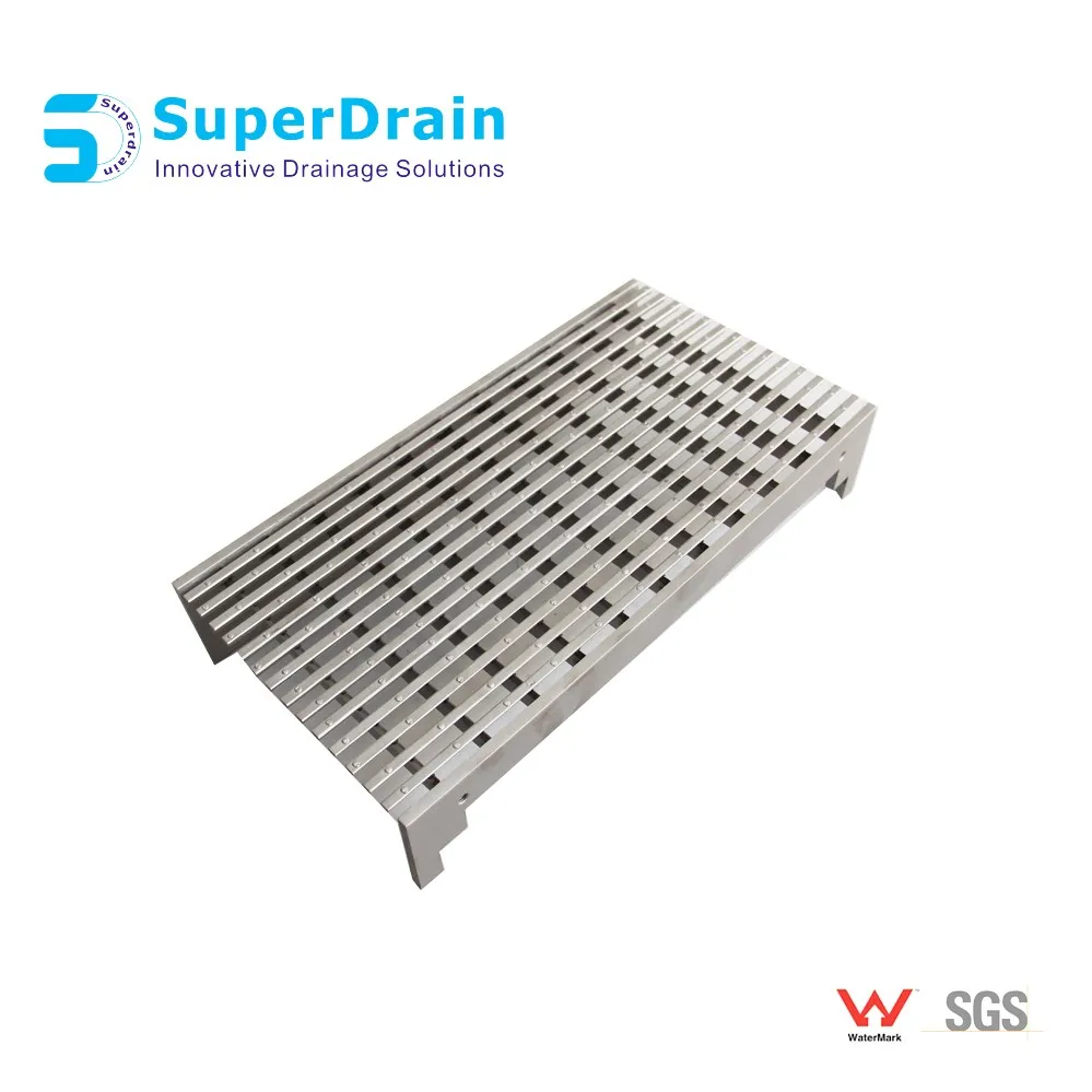 Rectangular Hair Strainer Floor Grating Drain Cover Stainless Steel