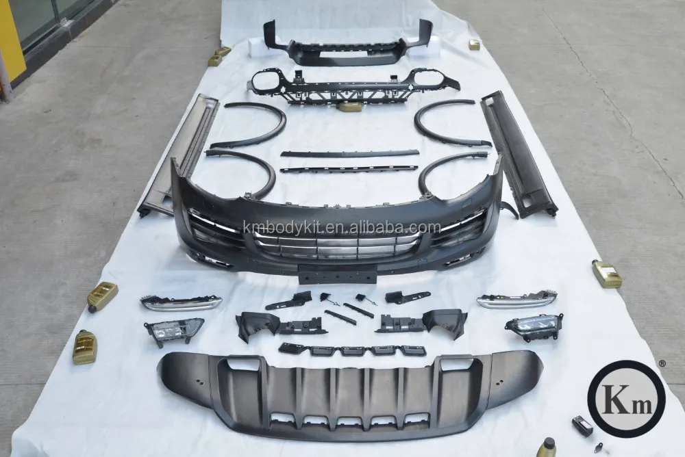 Km For Cayenne 958 Upgrade Pp Material Gts Turbofront Bumper Body Kit