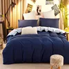 hotel bedding set solid polyester bed sheet for hometextile
