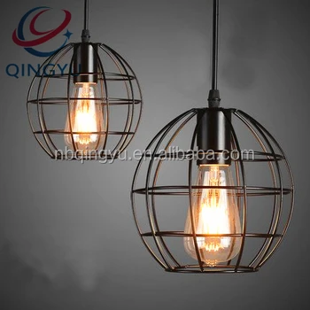 St64 Edison Bulb Cage String Lights Hanging Pendant Metal Iron Wire Fixture Lamp Light St64 Edison Bulb Cage String Lights Hanging Pendant Metal Iron Wire Fixture Lamp Light