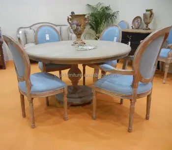 Clic French Style Louis Furniture Wooden Round Dining Table And Chairs Clic French Style Louis Furniture Wooden Round Dining Table And Chairs