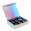 luxury cosmetic packaging book shape box for nail polish