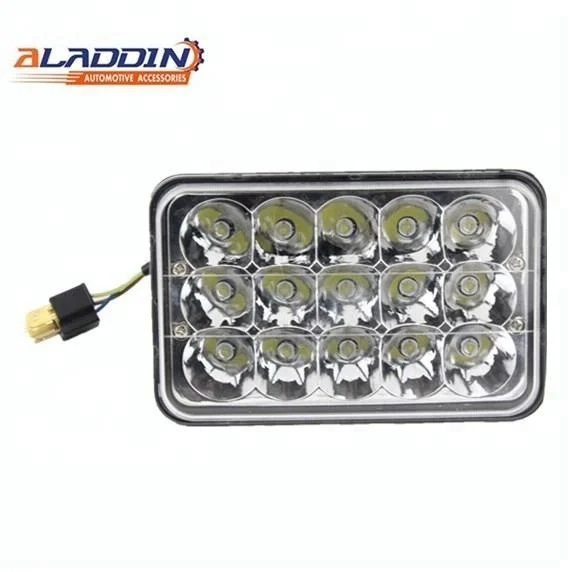 5 inch Square 45W led work light for forklift, agricultural car light, truck light 24V headlight 12v car spotlight