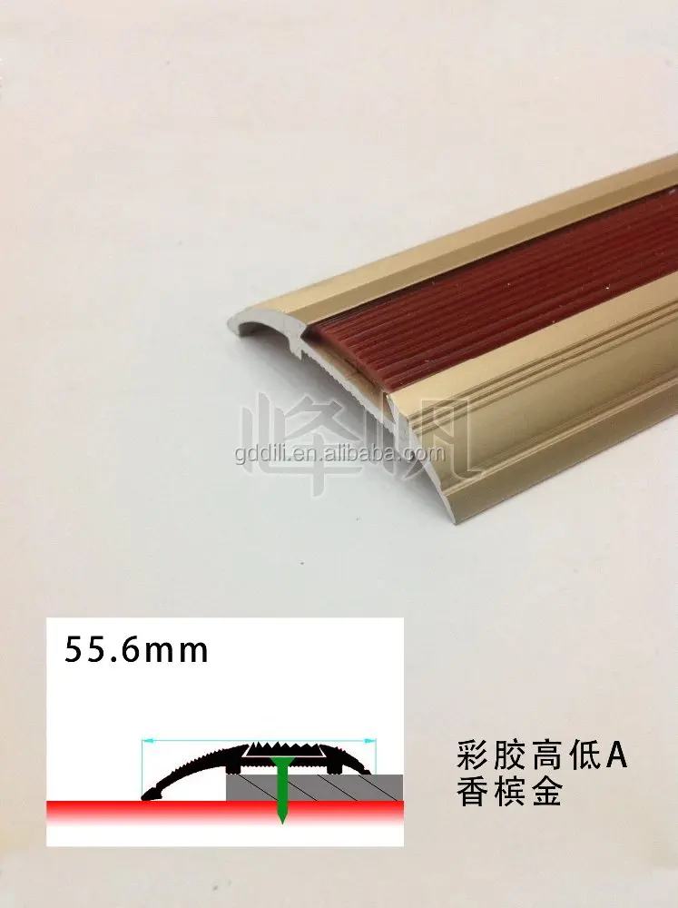 Rubber vloer overgang strips voor vloeren trim vloeren accessoires ...