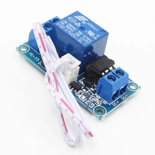 m/ódulo de control de rel/é de interruptor biestable de circuito biestable de un solo canal de 12 V CC Rel/é de interruptor de disparo