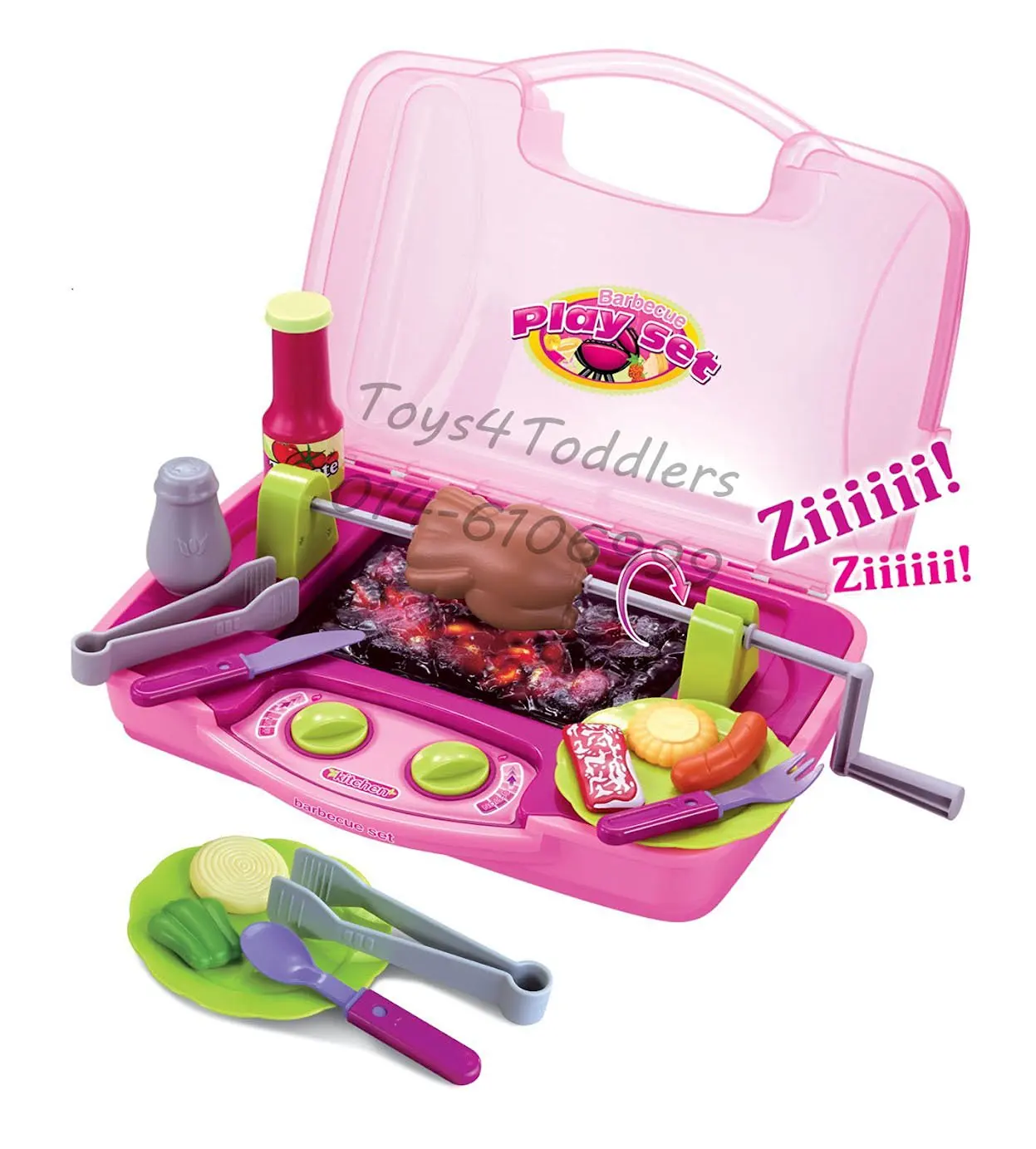 bbq play food set