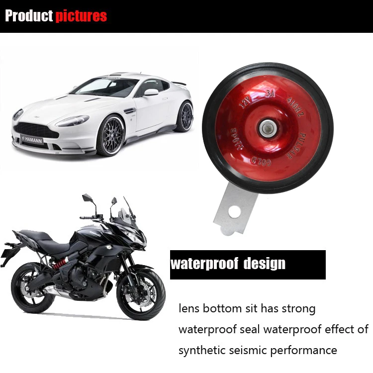 12volt 24v High Low Multitone Electric Horn Double Motorcycle Car