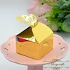 Mix Color "happiness" cheap wholesale beautiful wedding gift butterfly paper candy box gift boxes new born gift