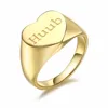 Gift items for 2018 championship ring costume jewelry manufacturers usa heart rings personalized engraved name ring for Etsy